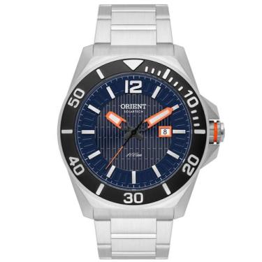Imagem de Rélógio Orient Solartech bateria solar Masculino Aço MBSS1500 D2SX