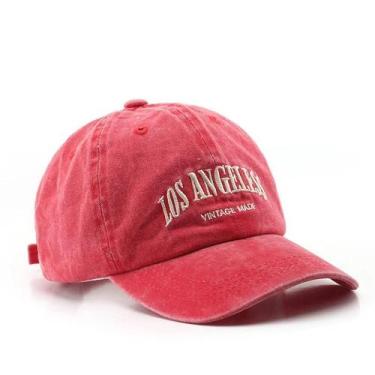Imagem de Bone Vintage LS LukeSports Ajusvel Confortavel Unissex, Vermelho