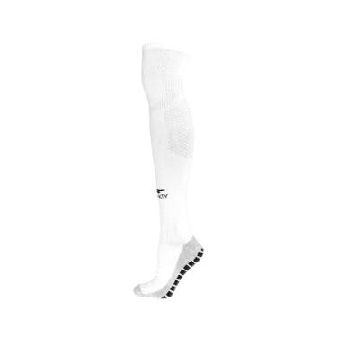 Imagem de Meião de Futebol Penalty Grip Max Antiderrapante Masculino, Branco, 39