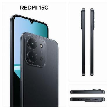 Imagem de Smartphone Redmi 15C 128GB Tela 6,9 Polegadas 120Hz Câmera 50MP Bateri