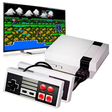 Imagem de Mini Vídeo Game Retrô 620 Jogos Super Clássicos Emulador Shopmix com 2 Controles Bivolt