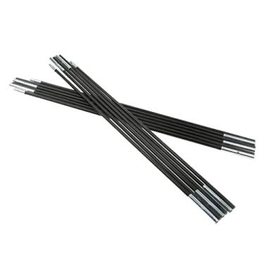Imagem de Kit de Pólo de de Fibra de Ar Livre para Caminhadas Camping, 2 pólos 6 seções cada a