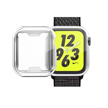 Imagem de Capa Silicone Case Bumper Com Proteção da Tela Para Apple Watch Series 7 (45mm) - Jodda