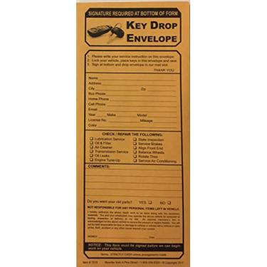 Imagem de Envelopes de caimento de chave #7215-100 Qty. (P1)