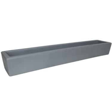 Imagem de Jardineira Para Plantas 80x15 Floreira De Polietileno Havana CORES: Cinza