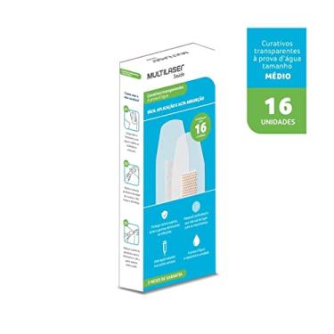 Imagem de Curativos à Prova D'Água - Caixa Com 16 - Multilaser Saúde - HC496