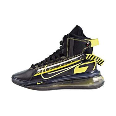 Imagem de Tênis masculino Nike Air Max 720 Saturn All Star Qs preto/amarelo dinâmico bv7786-001, Black/Dynamic Yellow, 10.5
