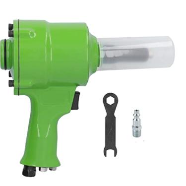 Imagem de Kaufpart Pregador Pneumático Verde - Ferramenta de Rebite, Máquina Pneumática, Conjunto de Ferramentas KP-705P Capacidade de Prego: 2,4-4,8 mm (Estilo JP)