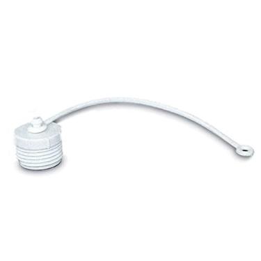Imagem de Valterra Plugue de mangueira para acoplador EZ T1020-1E com alça – rosca macho de 1,9 cm, off-white