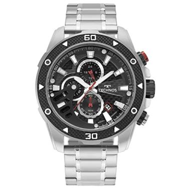 Imagem de Relógio Technos Masculino Ts Carbon Prata - JS15FR/1P