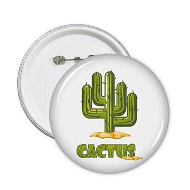Imagem de Cactus Suculentas Vaso de Plantas Verdes Emblema Emblema Acessório Decoração 5 peças