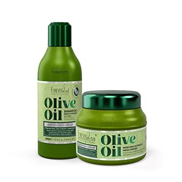 Imagem de Kit Olive Oil Shampoo 300Ml E Máscara 250G Forever Liss