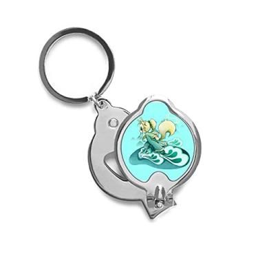 Imagem de Cortador de unhas de dedo White Horse Mythology, tesoura de aço inoxidável