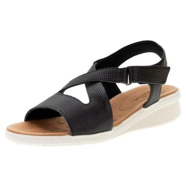 Imagem de Sandália Feminina Salto Baixo Usaflex - Ae2026