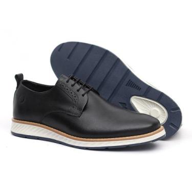 Imagem de Sapato Casual Masculino Loafer Elite Couro Premium Oxford - Outlet Ele