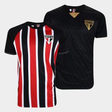 Imagem de Kit Camiseta São Paulo Masculina C/2 Peças - Braziline