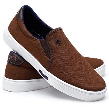 Imagem de Tênis Iate Masculino Polo Joy Em Lona-Marrom - 44
