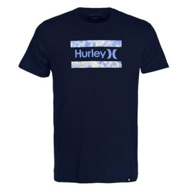 Imagem de Camiseta Hurley Plus Size Free Flower Azul Marinho