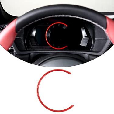 Imagem de Daeiclru Anel de acabamento de painel adequado para Toyota Supra GR A90 A91 MK5 2018-2022, capa de anel de decoração de tacômetro interior, acessórios de anel circundante de medidor de painel