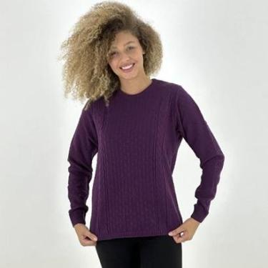 Imagem de Blusa Lã GDom Gola Redonda Manga Longa Feminina-Feminino