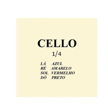 Imagem de Encordoamento para Violoncelo 1/4 - MAURO CALIXTO