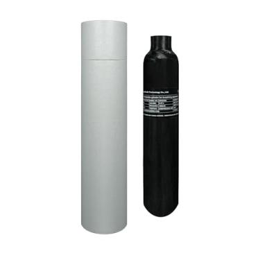 Imagem de TUXING 300Bar/4500Psi 0.37L Fibra de Carbono HPA Tanque, Tanque de Ar PCP Cilindro de Gás 22Cu em 370 cc, para PCP Airguns Paintball Hunting Gun Daystate Thread M18*1.5