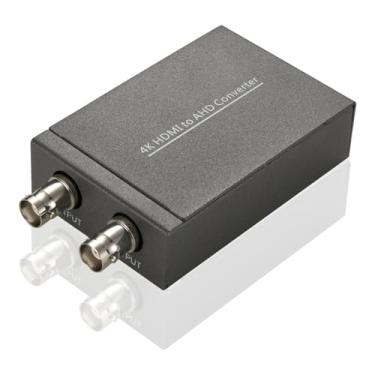 Imagem de Adaptador Conversor HDMl para AHD, 4K 1080P Adaptador HDMl para AHD 1 Em 2 Saída para HD CCTV Câmera IP de Vigilância de Segurança Doméstica Externa AHD DVR NVR Gravador de Vídeo