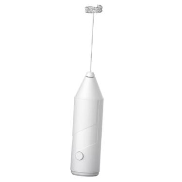 Imagem de Generic Batedor poderoso, liquidificador de alimentos, antiderrapante, utensílios de cozinha, portátil, misturador de espuma para bebidas, misturador, branco