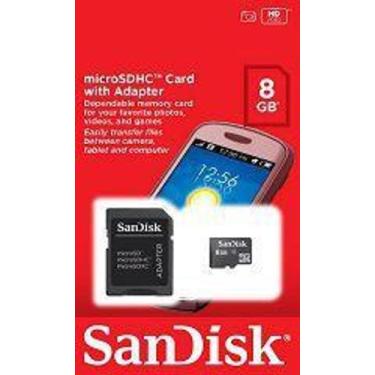 Imagem de Cartão Micro SD 8GB Sandisk