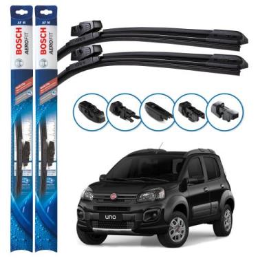 Imagem de Par Palheta Limpador Parabrisa Multiclip Original Bosch, Fiat Uno 2015