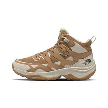 Imagem de THE NORTH FACE Tênis feminino Hedgehog Fastpack 3 Mid impermeável para caminhada, Manteiga de amêndoa/arenito, 40