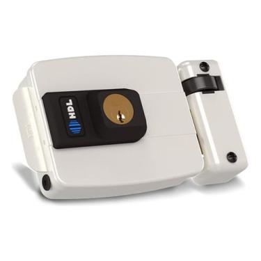 Imagem de Fechadura Elétrica Fixa C90 Hd Dupla Abre P/ Dentro Std Branco - HDL