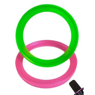 Imagem de Para-brisas de microfone personalizado para microfone Shuer SM7B, SM7dB e MV7 - Filtro POP RK345B Substituição com anel de retenção colorido (azul)