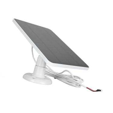 Imagem de Carregador de Câmera de Painel Solar de 10 W para Câmera de Segurança Externa, Painel Solar de Câmera à Prova D'água IP66 Com Montagem Ajustável de 360 ​​°, Cabo de 9,8 Pés,