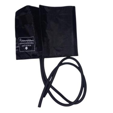 Imagem de Braçadeira Para Esfigmomanômetro Aneroide Preto - Premium