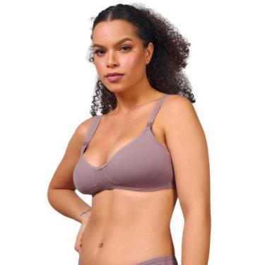 Imagem de Sutiã Amamentação Duloren 121226 Com 2 Protetores, 48, Berinjela
