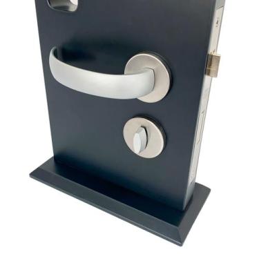 Imagem de Fechadura De Porta Banheiro Acetinada 55mm Pisa ABNT - DECORPLACE