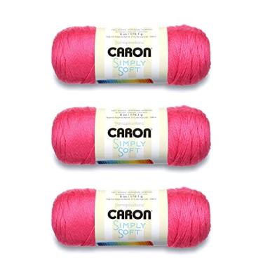 Imagem de Caron Simply Soft Yarn, Watermelon Brites 3 unidades