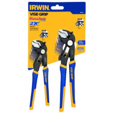 Imagem de IRWIN VISE-GRIP, conjunto de alicates V-Jaw, 2 peças (1802531), azul