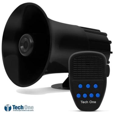 Imagem de Sirene Automotiva 7 Tons com Microfone - Tech One