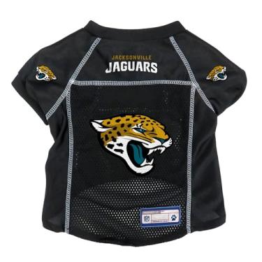 Imagem de Littlearth NFL Jacksonville Jaguars Camiseta básica para animais de estimação, cor do time, pequena