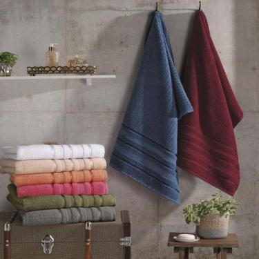 Imagem de Toalha De Rosto Prime Bellagio 50cmX80cm Verde Herbal  - Lufamar