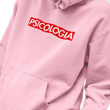 Imagem de Blusa Moletom Masculino Estampado Suprem Psicologia em Algodão Fio 30.