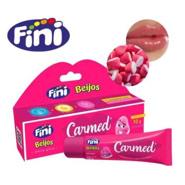 Imagem de Carmed Fini Beijos Cor Rosa Hidratante Labial 10g - cimed