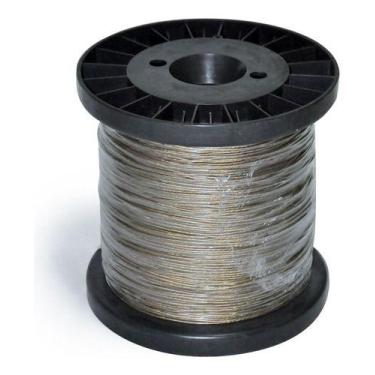 Imagem de Bobina 500mts Cabo De Aço Revestido Pvc 3,30mm P/ Varal - ART-VARAL