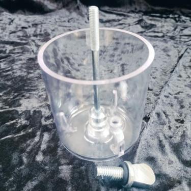 Imagem de JCB Peças de retroescavadeira - Tigela de plástico para sedimentos de combustível, plugue de drenagem, número de peça 32/904709, 32/908401 para vários modelos JCB