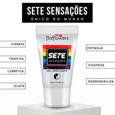 Imagem de Sete sensações gel deslizante 25g hot flowers