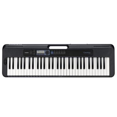 Imagem de Teclado Casio CTS300 BK Linha Casiotone de 61 Teclas Preto C/ Fonte, C