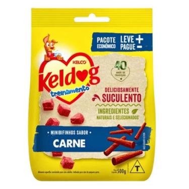 Imagem de Petisco keldog bifinho evol criadores mini carne sl 500g - Kelco