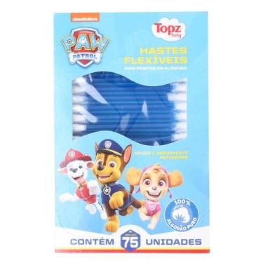 Imagem de 10 Caixas Cotonete Para Bebê Topz Baby Com 75 Und - Dugu